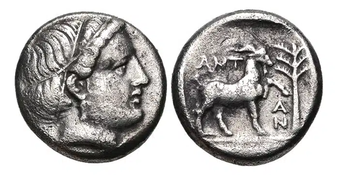 Troas, Late 5th Century BCE silver tetrobol. Image: Classical Numismatic Group.