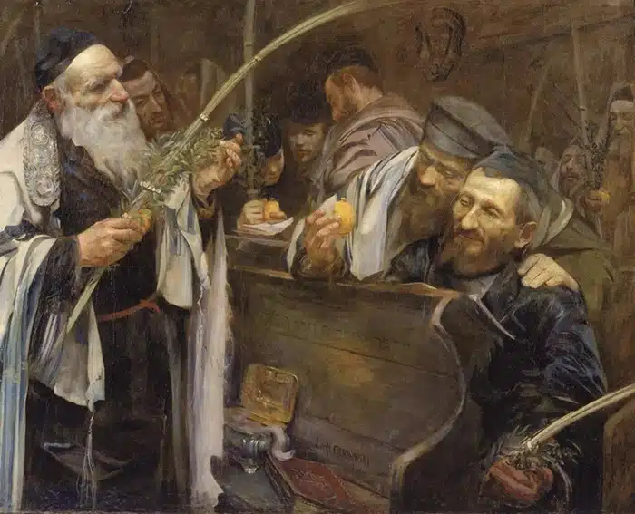 Figure 4. Sukkot by Polish artist Leopold Pilichowski (1869–1933) on loan from The Jewish Museum.