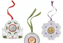 United States Mint 2023 Coin Ornaments.