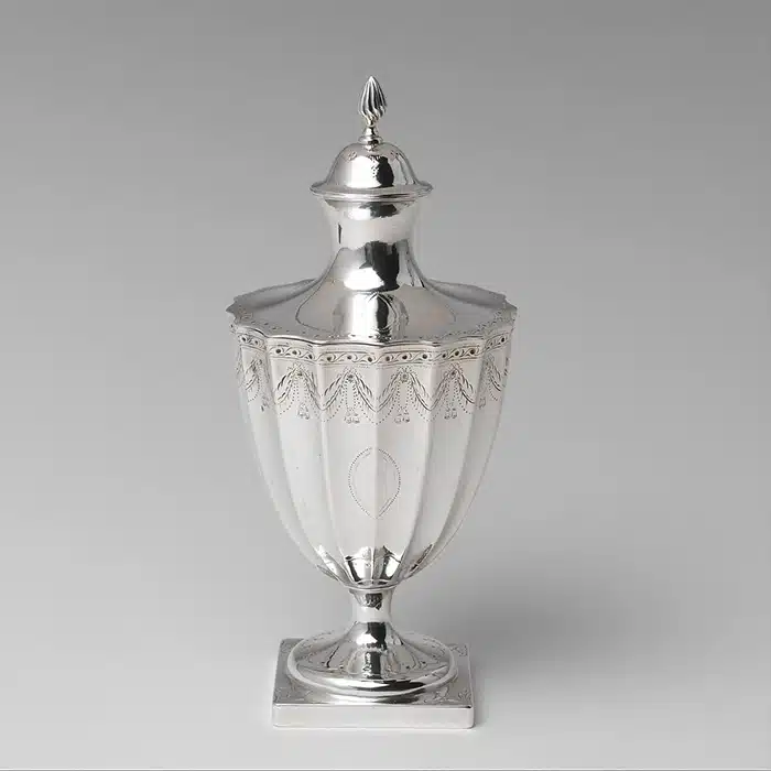Sugar bowl by Paul Revere, ca. 1795 (Metropolitan Museum of Art)