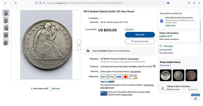 Removed eBay listing.
