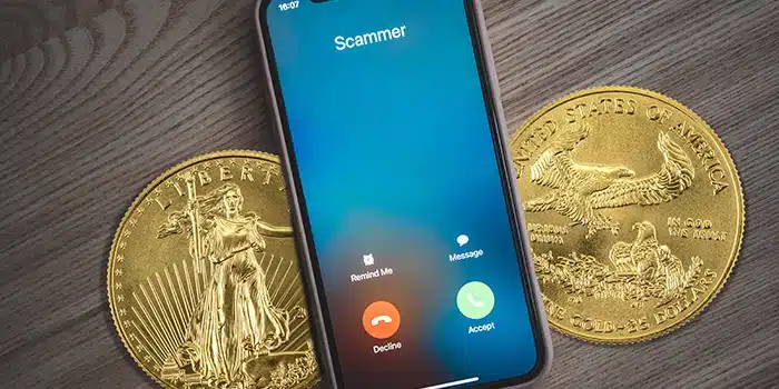 Gold Scammers. Image: CoinWeek / Adobe Stock.