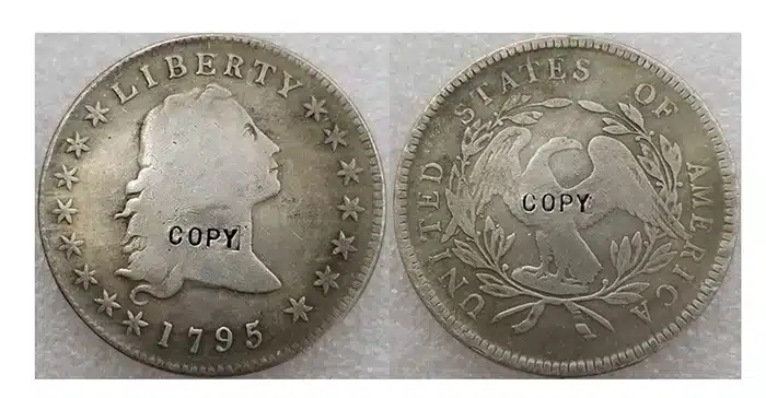 Figure 7. Jack Young 1795 Dollar Counterfeit.