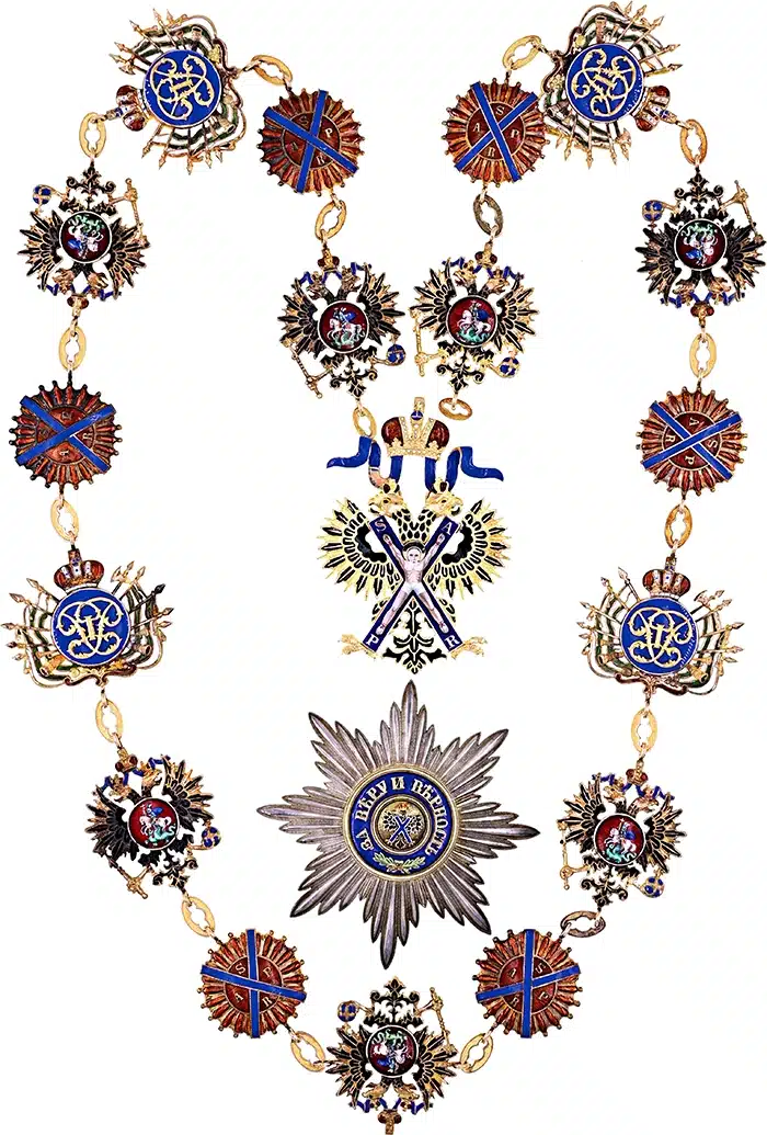 Russia. Imperial Order of St. Andrew the Apostle the First-Called