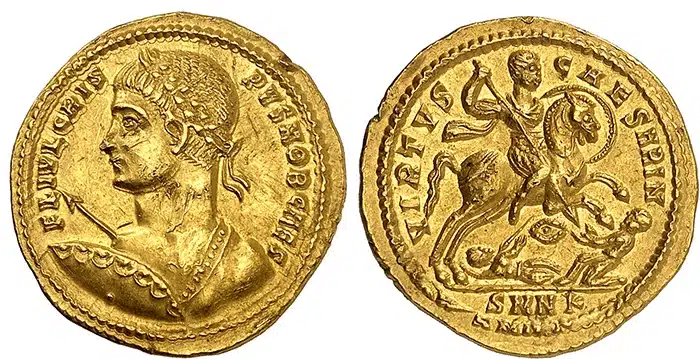No. 2912: Crispus. Solidus, 324, Nicomedia.