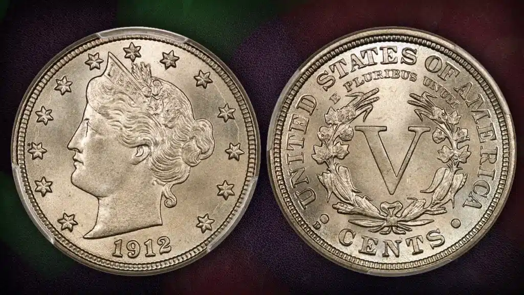 1912-S Liberty Head Nickel. Image: David Lawrence Rare Coins.