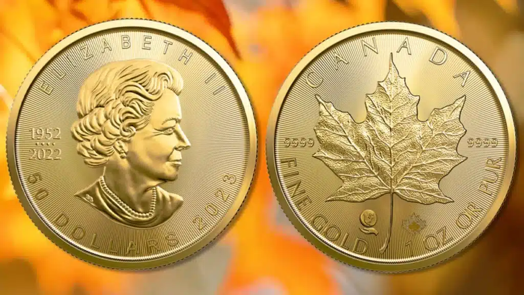 2023 Canadian Maple Leaf. Image: CoinWeek / Royal Canadian Mint.