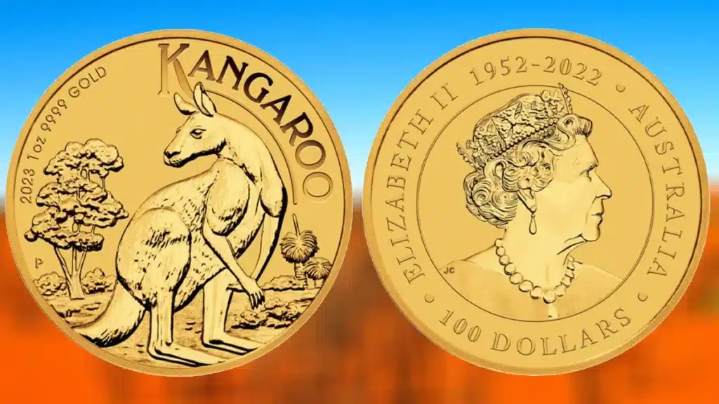 2023 Perth Mint Kangaroo 1 ounce bullion coin. Image: Perth Mint / CoinWeek.