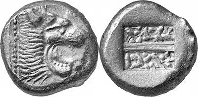 AR Stater of Rhodes with Lion Head