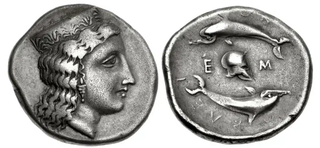 Argos, Silver Stater. (c.) 370-350 BCE. Image: Classical Numismatic Group.