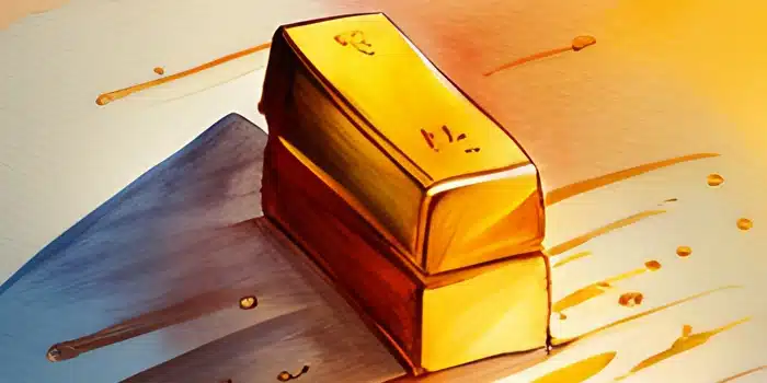 California Charges Precious Metals Dealer in $21 Million Fraud. Gold Bars. Image: CoinWeek / Jasper AI.