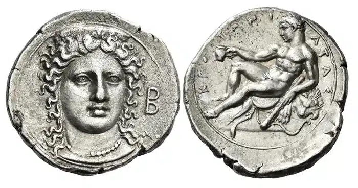 Kroton. Silver Stater. (c.) 400-325 BCE. Image: Numismatica Ars Classica.