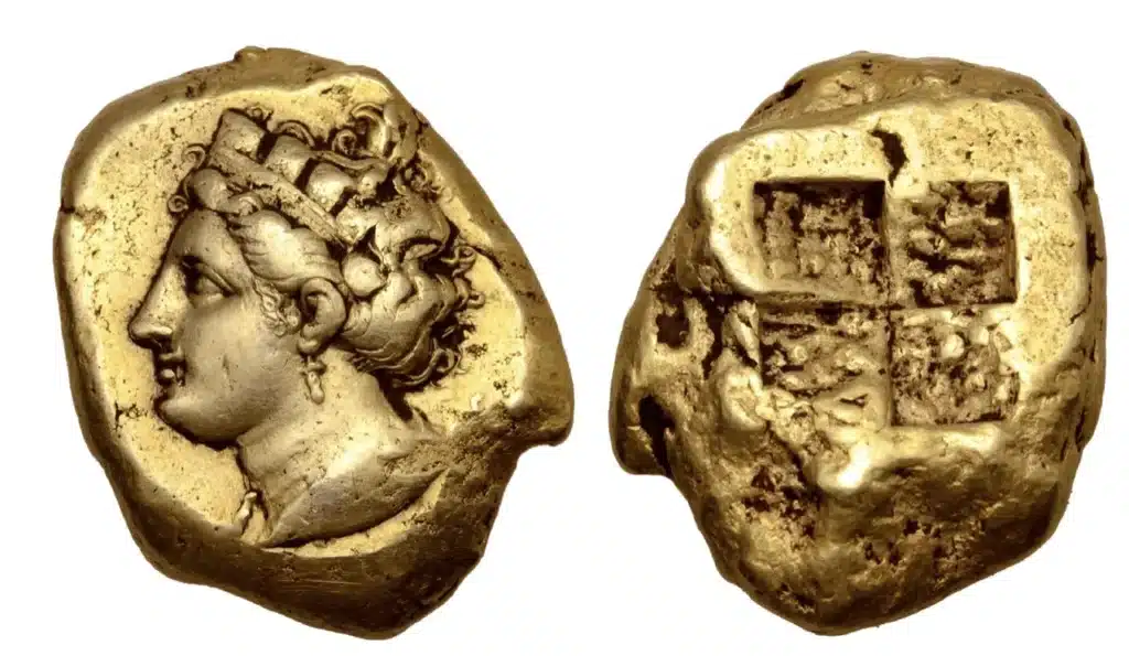 Kyzikos, Electrum Stater. (c.) 400-350 BCE. Image: Roma Numismatics, Ltd.