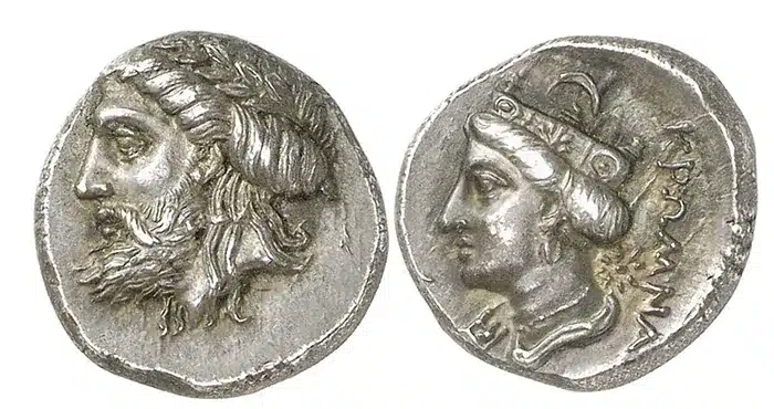 Paphlagonia, Kromna. Silver Tetrobol. (c.) 4th C. BCE. Image: Nomos AG.