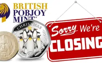 The Pobjoy Mint will close at the end of 2023.