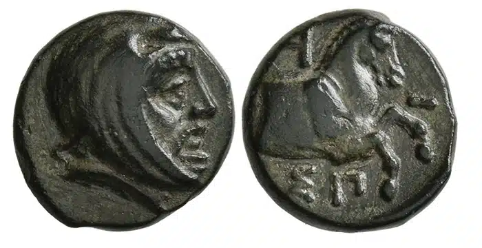 Bronze Chalkous of Spithridates. Image: Le Numismatik AG.