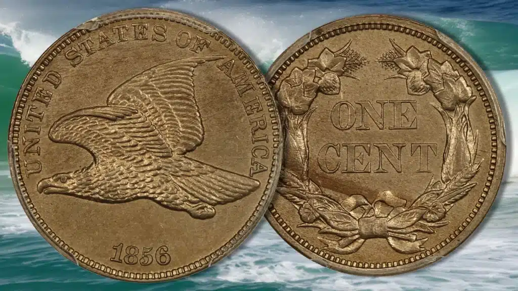 1856 Flying Eagle Cent. Image: David Lawrence Rare Coin.