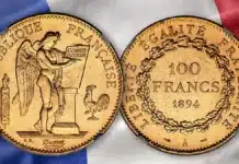 A rare 1894 100 Francs sold for $84,000 at Heritage Auctions' November 2023 sale.