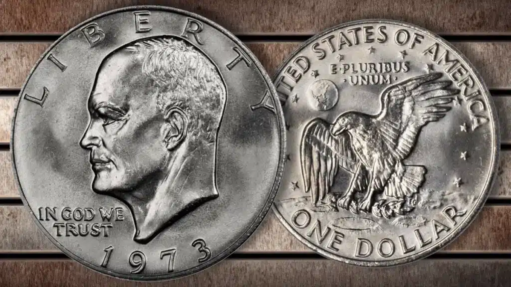 1973 Eisenhower Dollar.