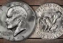 1973 Eisenhower Dollar.