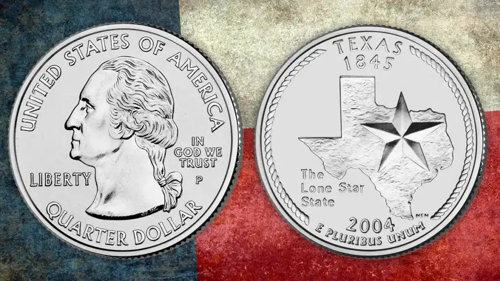 The 2004 Texas State Quarter. Image: U.S. Mint / Adobe Stock.