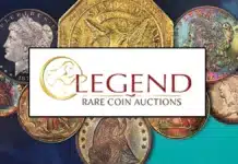 Legend Rare Coin Auctions.
