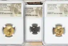Roman coins of the twelve Caesars to be offered by Heritage Auctions at their December 11, 2023 sale.