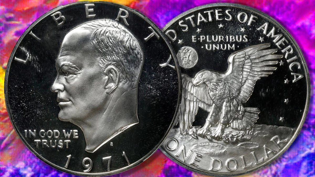 1971-S Eisenhower Dollar. Image: CoinWeek / Stack's Bowers.