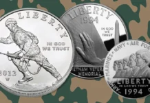 Coins representing everyday soldiers.