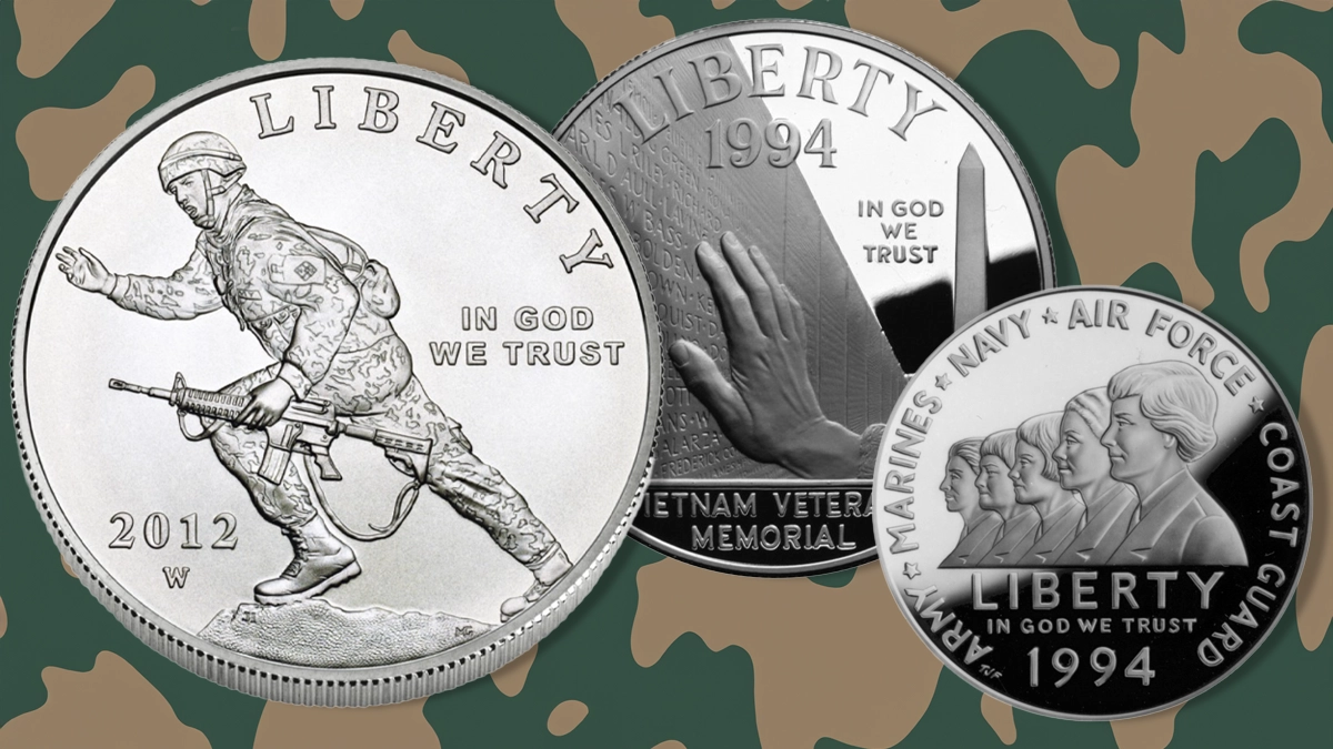 Coins representing everyday soldiers.