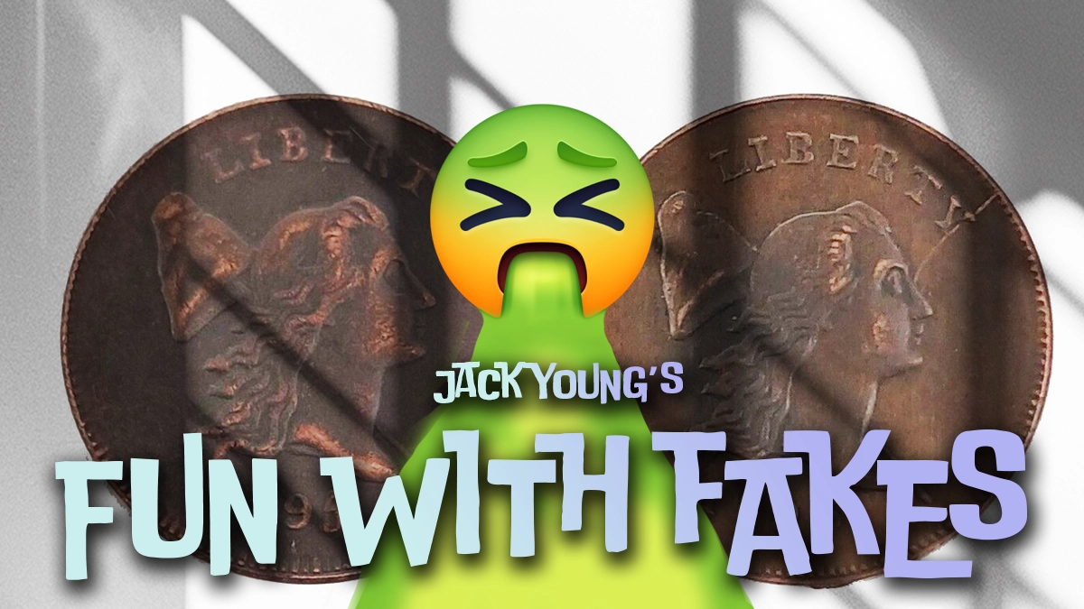 Jack Young Fun with Fakes 1795-1796 Cent