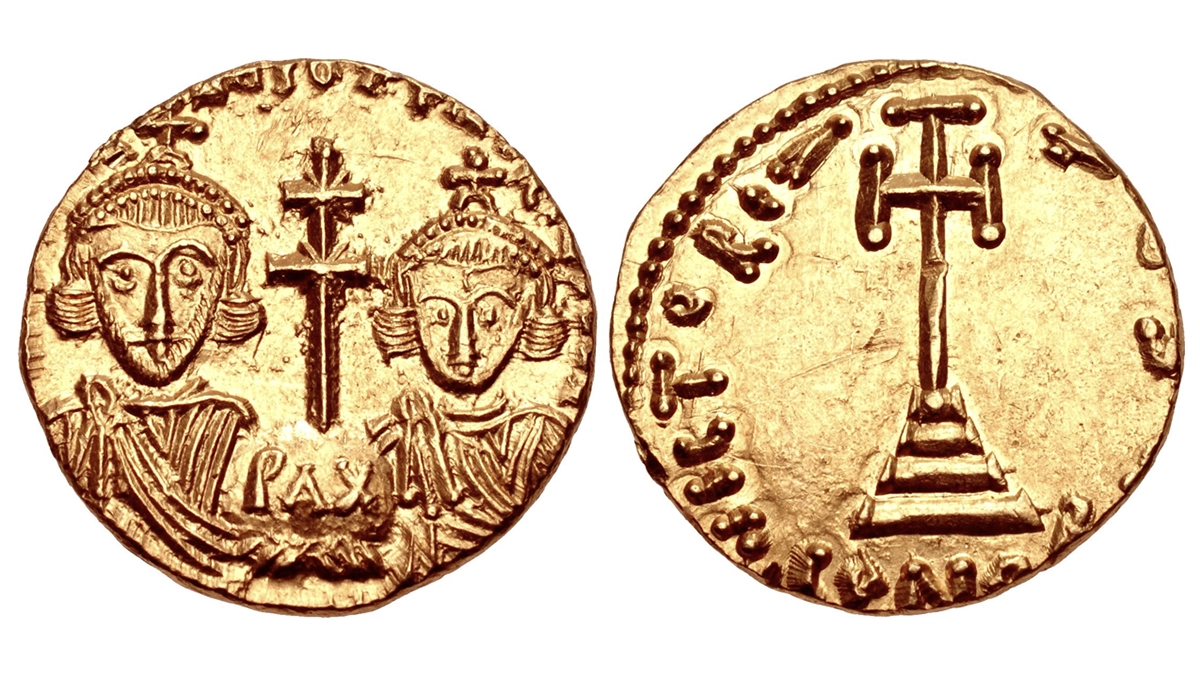 Justinian II, second reign, 705-711. Solidus, 4.03g. Italian Mint. CNG. Auction 87. 18 May 2011. Lot: 1281. Realized: $11,000.