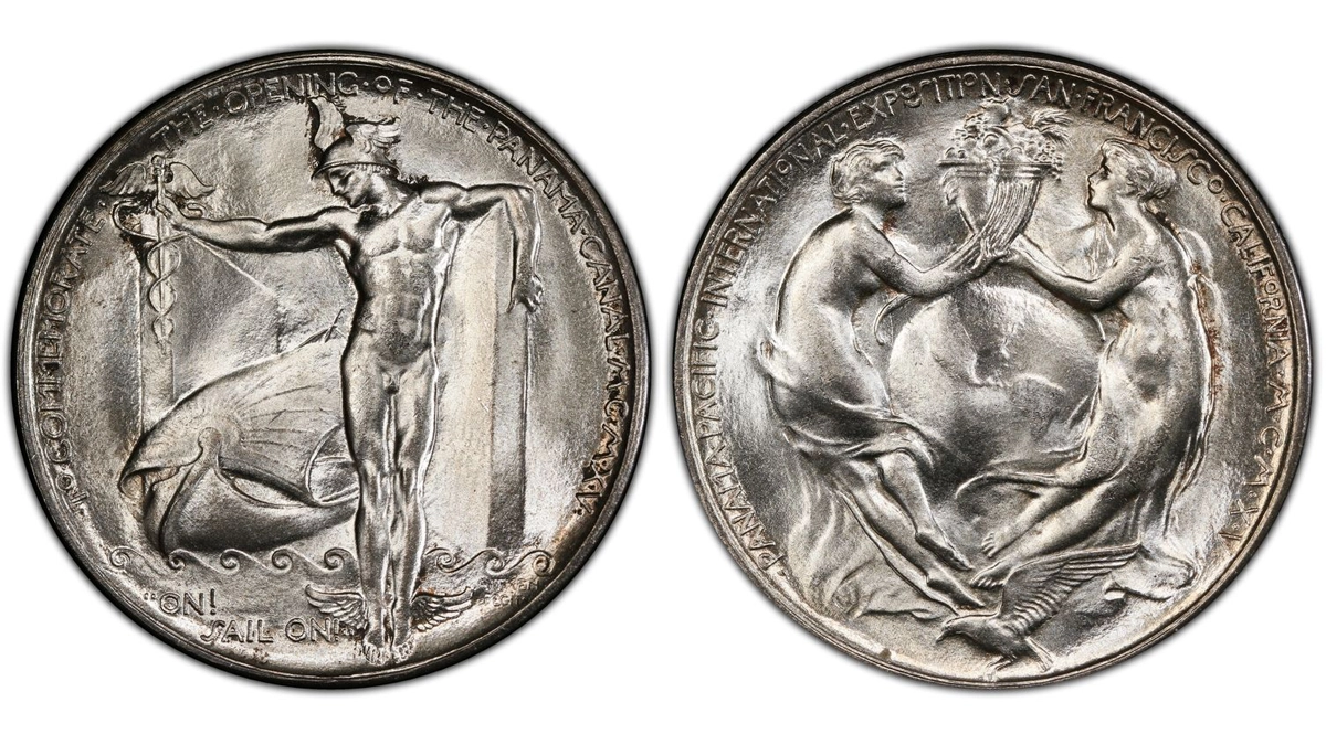 The official Panama-Pacific medal. Courtesy of PCGS TrueView. 