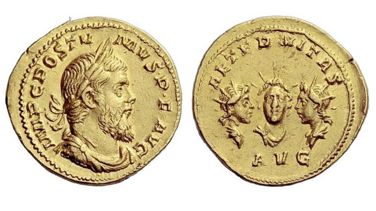 Postumus, 260 – 269 Aureus, Cologne 261.