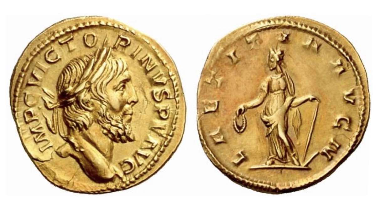 Victorinus Aureus, January 271. NAC.