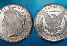 1879-CC Morgan dollar graded NGC MS66. Image: Heritage Auctions (visit www.ha.com).