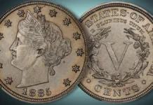1885 Liberty Head Nickel. Image: Stack's Bowers.