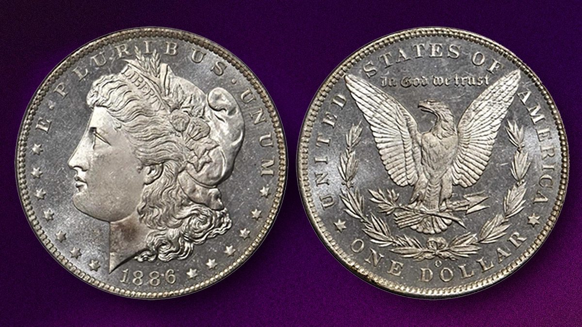 1886-O Morgan Dollar in PCGS MS-67DMPL. Image: Stack's Bowers.