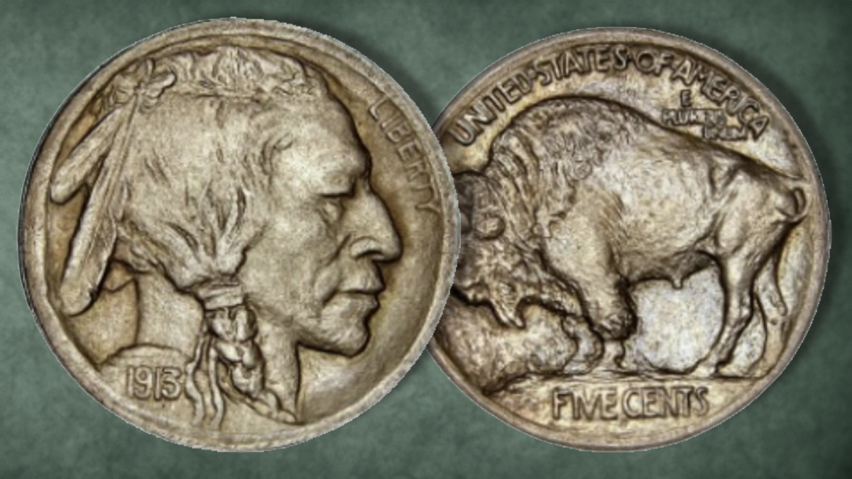 1913 Buffalo Nickel Pattern. Image: Smithsonian Institution / CoinWeek.
