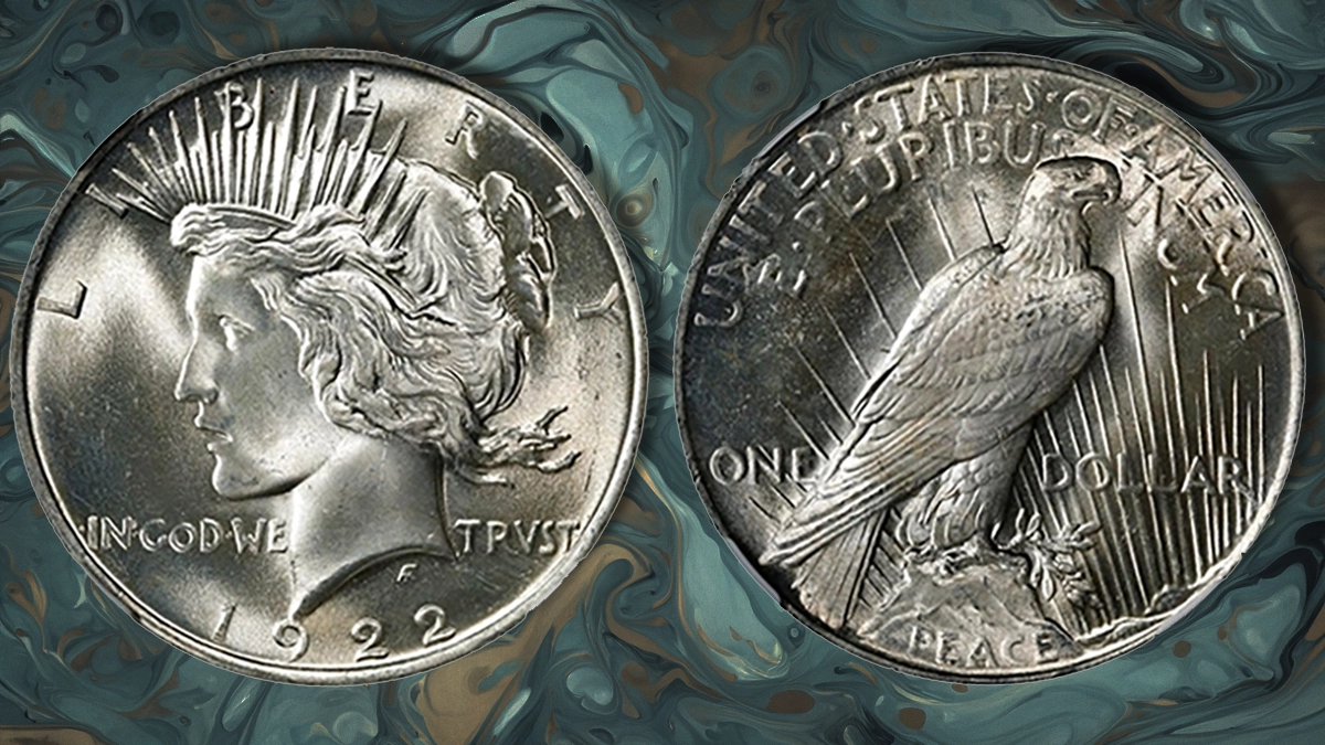 1922 Peace Dollar. Image: Stack's Bowers.