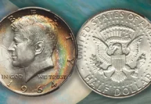 1964-D Kennedy Half Dollar.