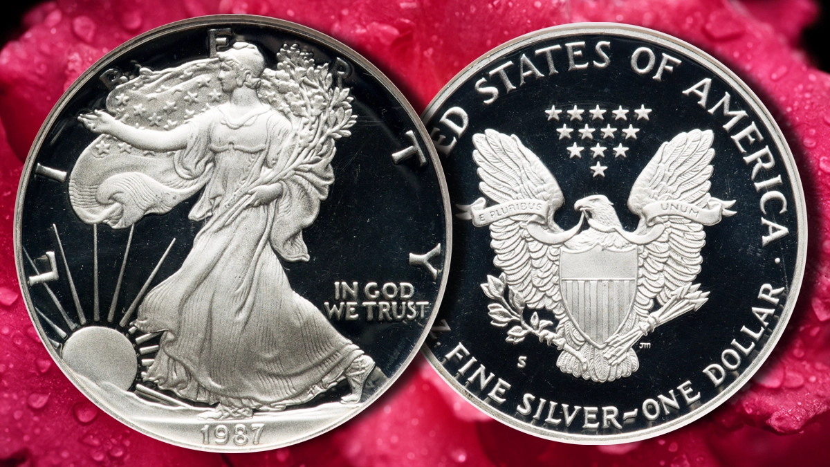 1987-S American Silver Eagle Proof. Image: CoinWeek.