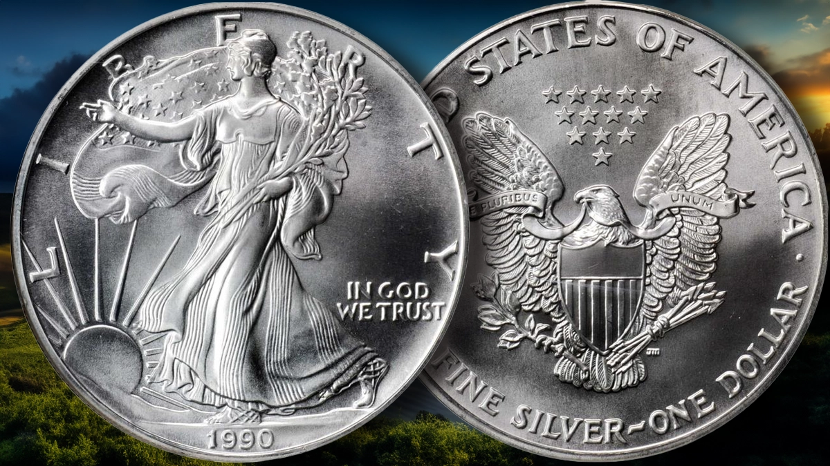 1990 American Silver Eagle. Image: CoinWeek.