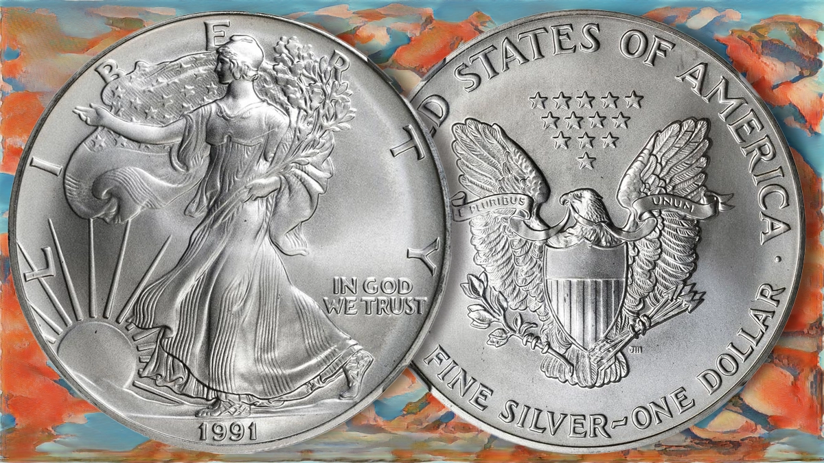 1991 American Silver Eagle. Image: CoinWeek.