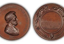 Abraham Lincoln Indian Peace Medal, in Bronze. Image: John Kraljevich Americana.