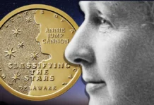 Annie Jump Cannon and the Delaware American Innovation Dollar. Image: CoinWeek / US Mint / Public Domain.