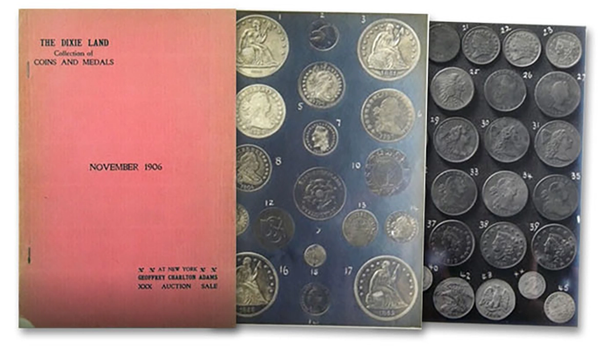 A rare plated copy of Adams' Dixie Land Collection catalog surfaced in 2012. Image: Kolbe & Fanning.