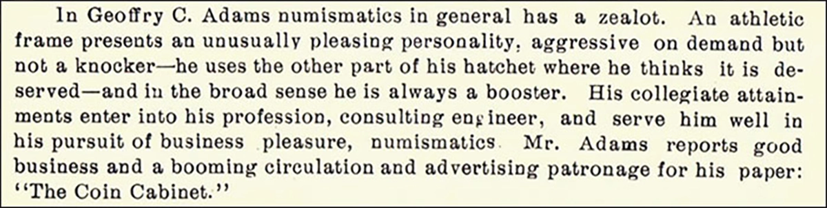 Image: August 1906 Numismatist. p 272.