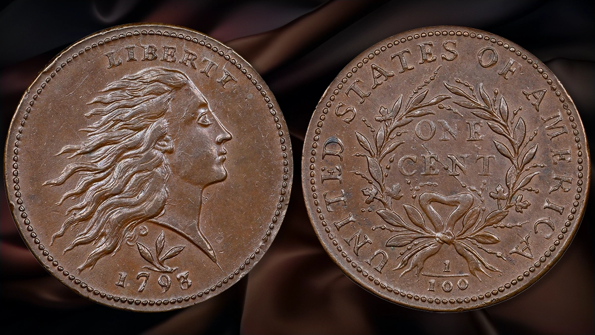 1793 Wreath Cent, SB-8. Image: Stack's Bowers / CoinWeek.