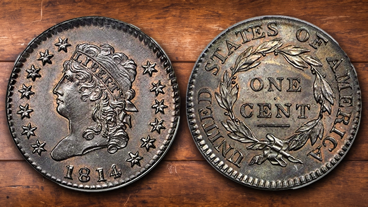 1814 cent, S-294. Image: Stack's Bowers.